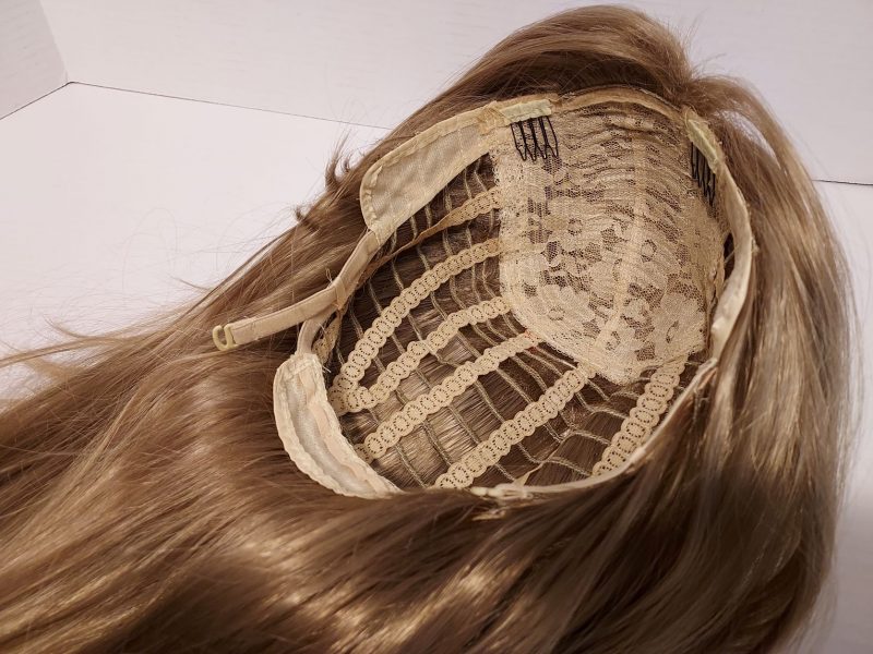 Synthetic wig with cap